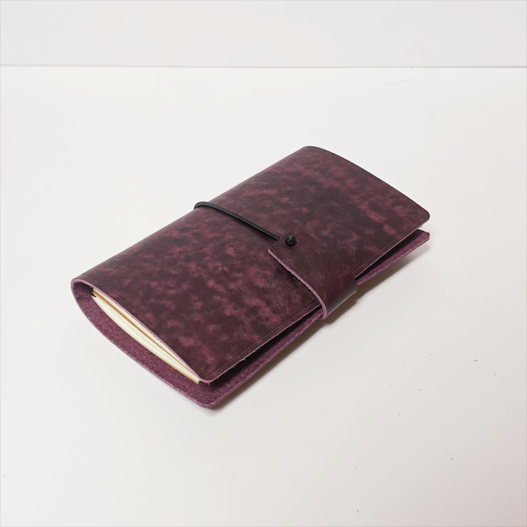 The Deep Purple TN Personal Leather Traveler Notebook