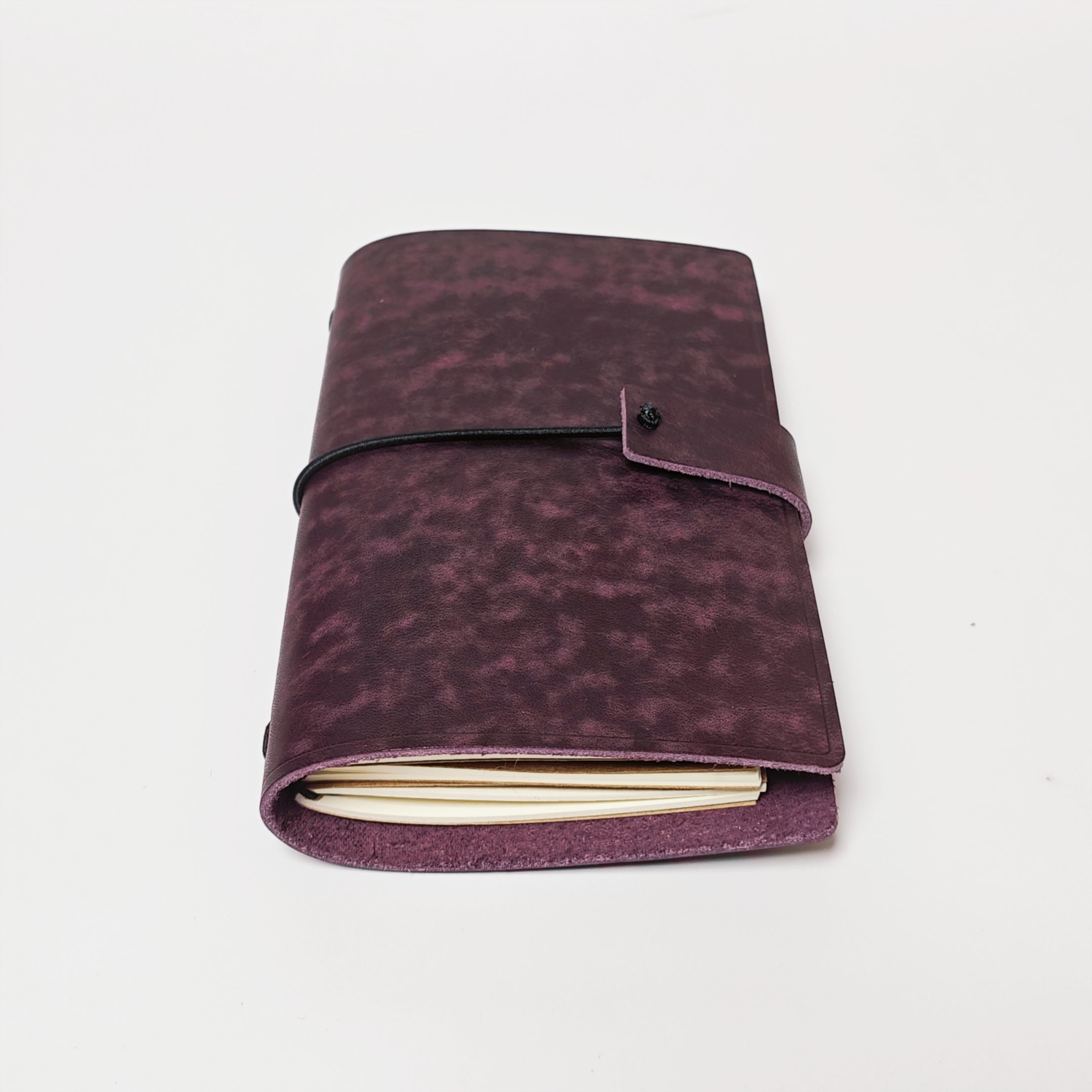 The Deep Purple TN Personal Leather Traveler Notebook