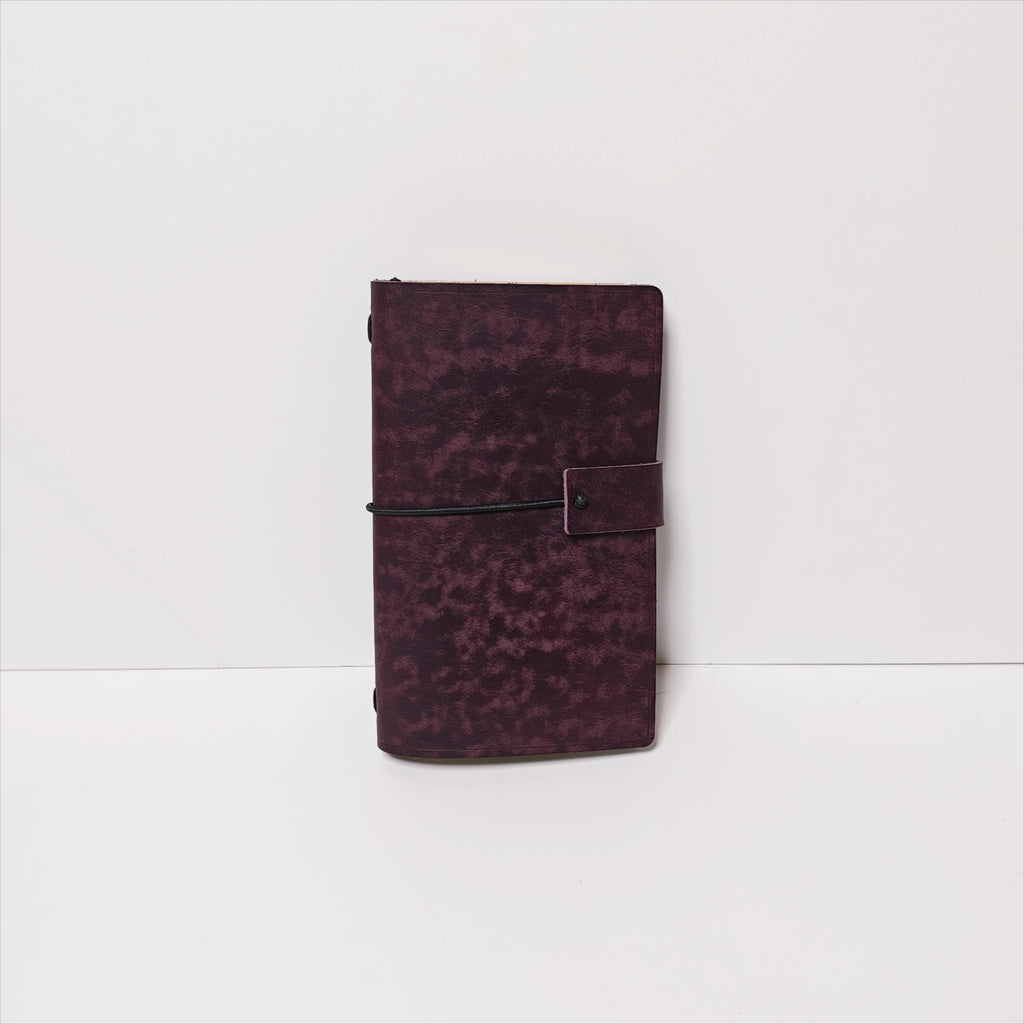 The Deep Purple TN Personal Leather Traveler Notebook